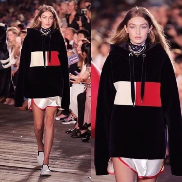 Tommy Hilfiger Popover Pullover Sweatshirt Dress - Picture 6 of 13